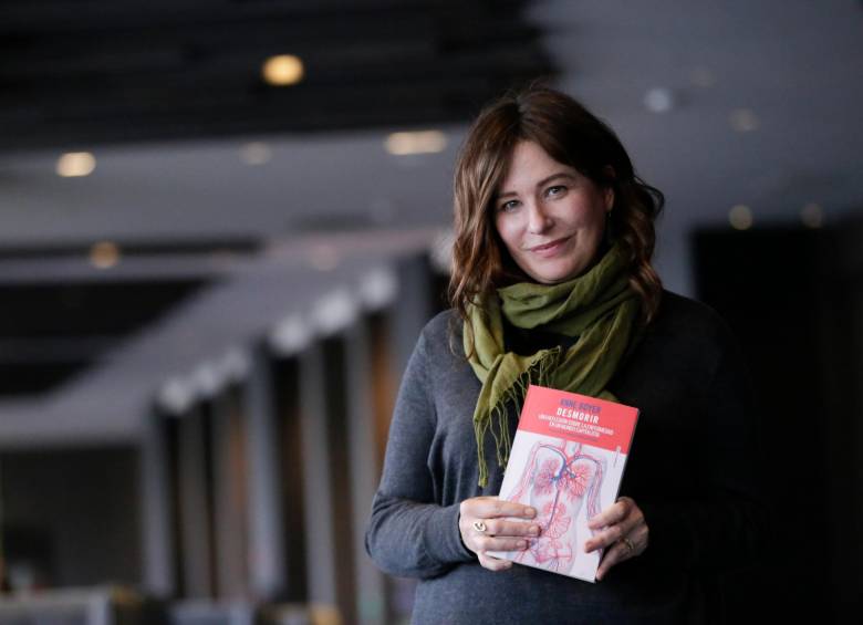 La escritora estuvo en la Feria del Libro de Bogotá. Foto: Sergio Ángel-Colprensa
