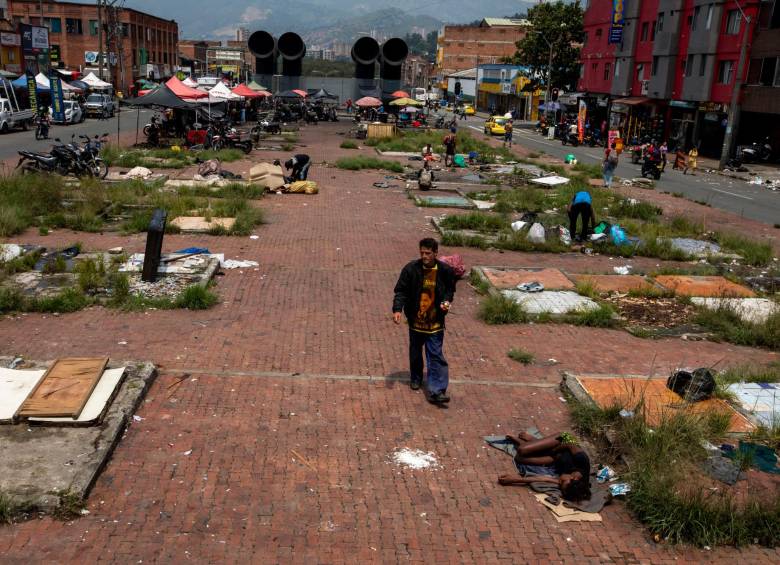 Así se ve el lugar donde alguna vez estuvo el bazar. La idea de la Alcaldía es recuperar primero este espacio.
