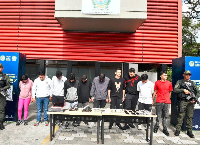 Los integrantes de esta organización se dedicarían a captar a turistas para secuestrarlos y hurtarlos, usando a mujeres como señuelos. FOTO: CORTESÍA POLICÍA METROPOLITANA