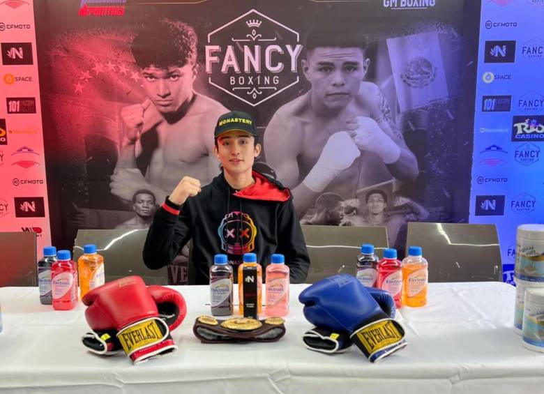 Martín Higuita es uno de los competidores locales que estará en el Francy Boxing. FOTO: Cortesía