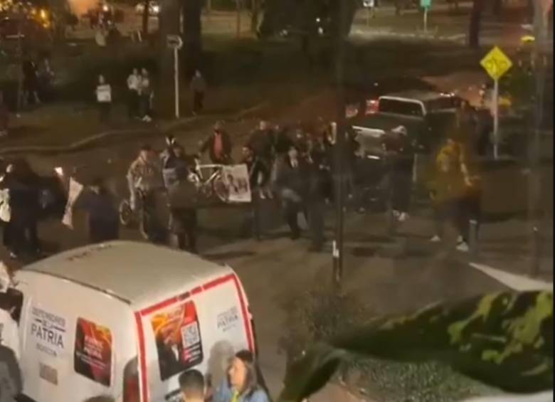 La sede de campaña está ubicada en el Parkway de Teusaquillo. Foto: Captura de video.