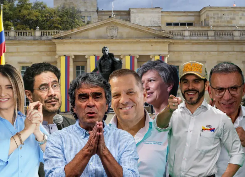 16 candidatos siguen en carrera a la presidencia de Colombia. Fotos: Colprensa y EL COLOMBIANO
