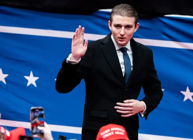 Barron Trump, hijo del presidente de Estados Unidos, contactó a la Policía en Londres el año pasado tras presenciar una presunta agresión a una amiga. FOTO: Cortesía de The New York Times