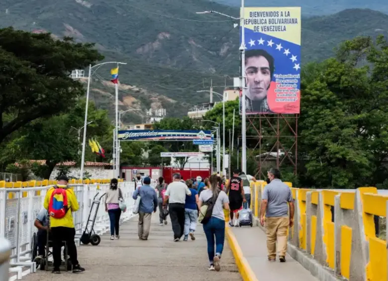 Frontera de Colombia con Venezuela. FOTO: El Colombiano