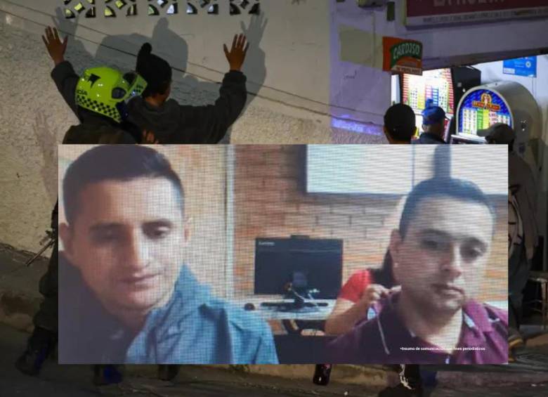 Un familiar de la víctima le hizo una consignación al padrastro del Policía, que luego retiró la plata en un cajero. FOTO: FISCALÍA Y MANUEL SALDARRIAGA