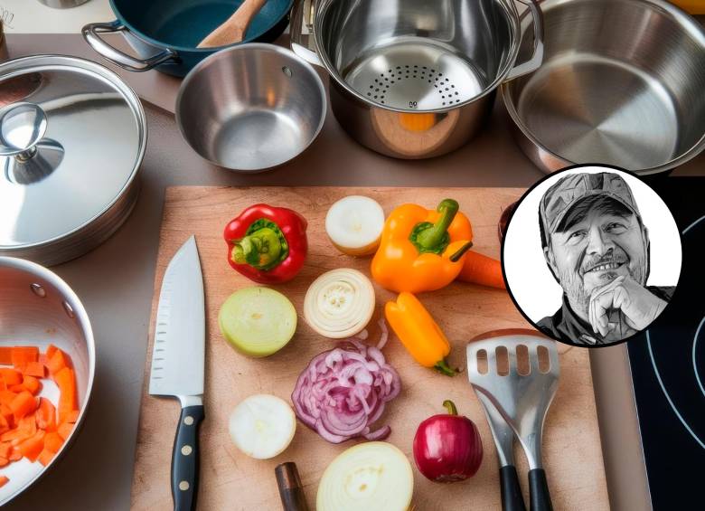 Según el chef Álvaro Molina con cuatro cuchillos en la cocina es suficiente. FOTO Magnific