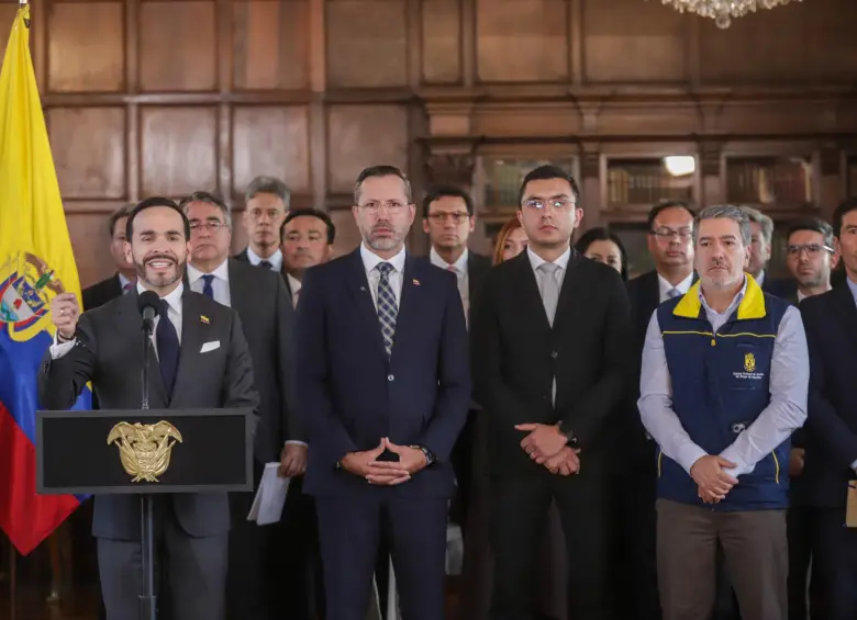 El presidente Abelardo de la Espriella aseguró estar detrás de cada paso y acción de la reconstrucción en Colombia. FOTO: Colprensa