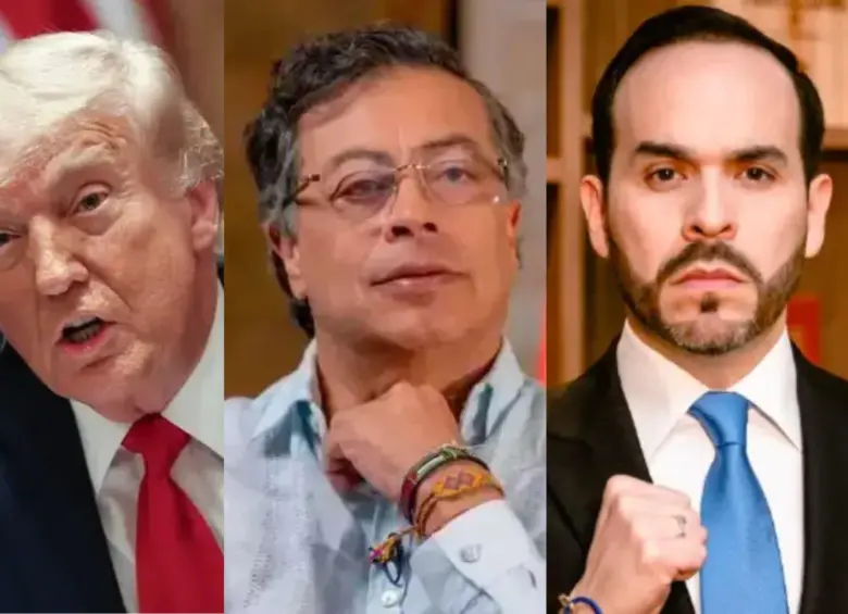 Petro criticó fuertemente el apoyo de Trump a De la Espriella y dijo que el mandatario norteamericano había roto una promesa que le hizo en su visita a la Casa Blanca. Foto: EFE/Colprensa/Cortesía.