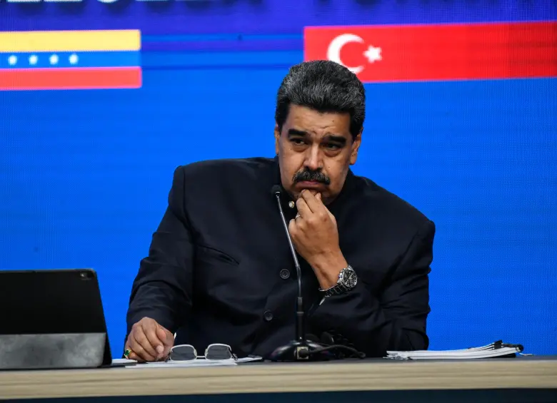 Estados Unidos ha empezado una cruzada para arrinconar a Nicolás Maduro, lo acusan de ser un narcotraficante que usa estructuras como el Tren de Aragua. FOTO GETTY