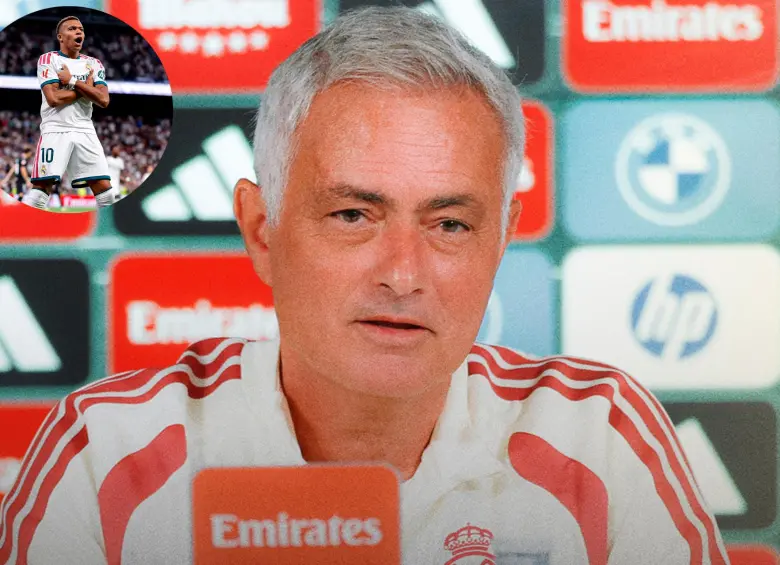 José Mourinho demostró su admiración por Mbappé. FOTOS: X Real Madrid