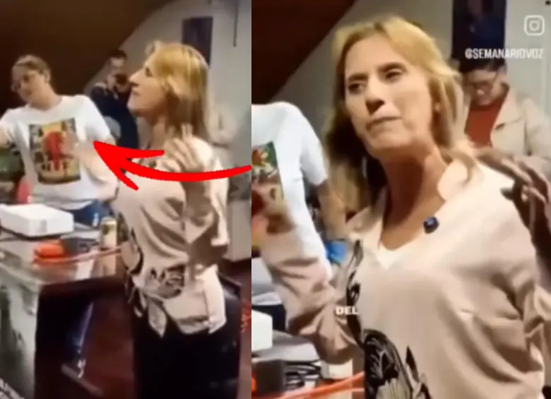 Se trata de una funcionaria del Departamento Nacional de Planeación. Foto: Brava News @BravaNewsco