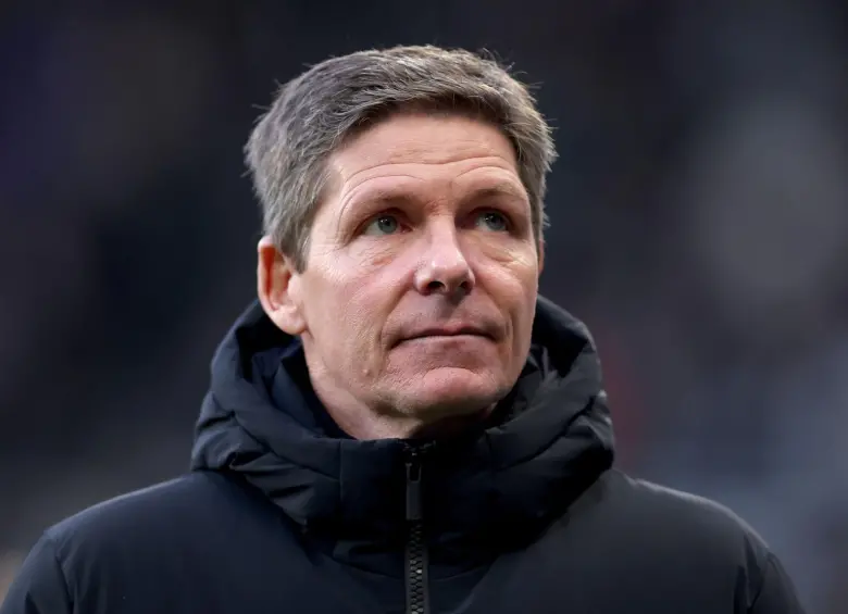 El entrenador del Crystal Palace, Oliver Glasner, de 51 años. FOTO: Getty