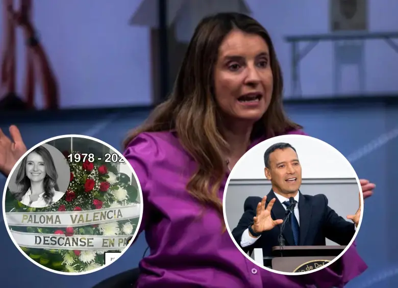 Paloma Valencia, amenazada de muerte. Foto detalle: ministro de Defensa, Pedro Sánchez. Fotos: Colprensa