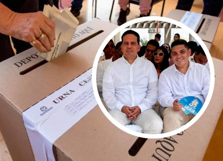 En 2022, Carlos Andrés Trujillo (izquierda) logró más de 20.000 votos en La Guajira, un territorio donde no tenía trayectoria política previa y que terminó siendo su segundo fortín electoral. Lacouture (derecha) habría jugado un rol clave. FOTO: REFERENCIA/EDWIN BUSTAMENTE/X: @SenadorTrujillo