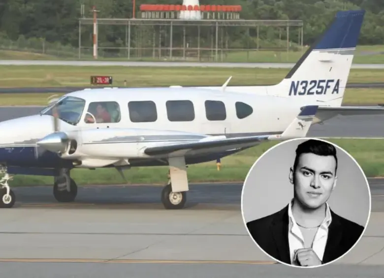 En la aeronave Piper Navajo, de matrícula N325FA, viajaban seis ocupantes, incluido el cantante Yeison Jiménez. FOTO: Flickr - Wikimoons y @yeison_jimenez