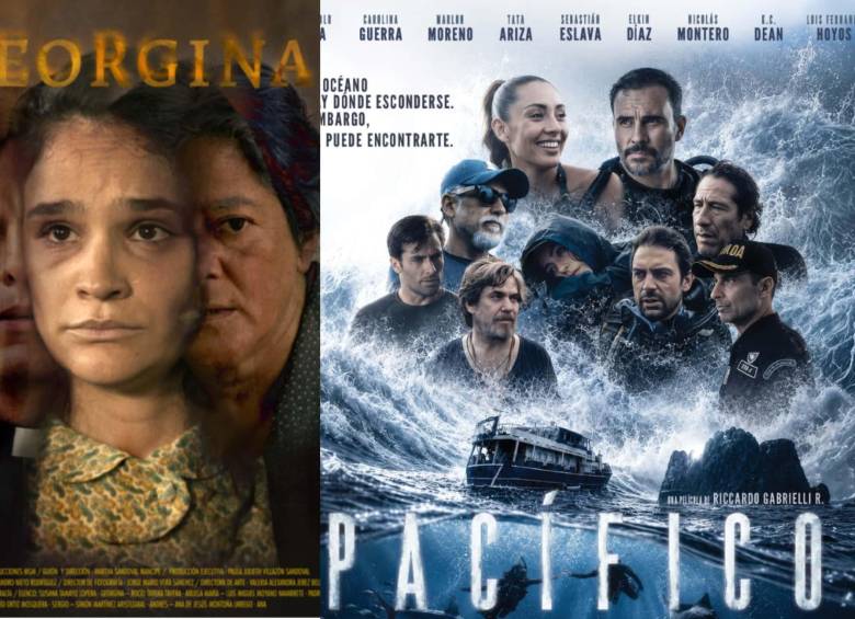 ‘Georgina’, ‘Pacífico’ y ‘Torah Tropical’ son las tres películas colombianas que llegarán próximamente a las salas de cine. Foto: ‘Georgina’ y ‘Pacífico’