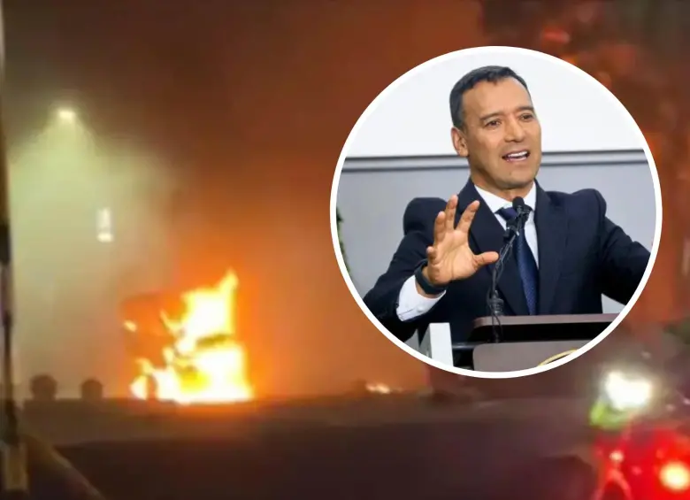 Pedro Sánchez señala al ELN por atentado en Cúcuta y anuncia ofensiva de la Fuerza Pública. Foto: captura de video redes sociales @WcarrilloM