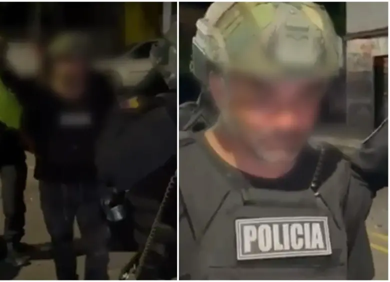 Alias La Jota habría coordinado varios homicidios selectivos contra firmantes del Acuerdo de Paz de 2016. FOTO: Captura vídeo de la Policía Nacional