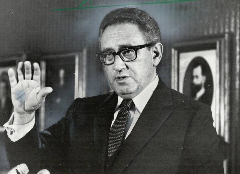 Henry Kissinger; exsecretario de Estado de Estados Unidos: “Me gustaría que Canadá y Estados Unidos compartieran la Copa Mundial de Fútbol de 1986 si Colombia tuviera dificultades de organizarla”. FOTO: GETTY