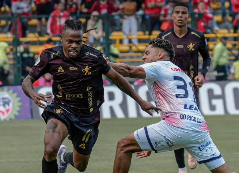 América de Cali en su más reciente derrota ante Fortaleza en Bogotá. FOTO: Redes sociales @AmericadeCali