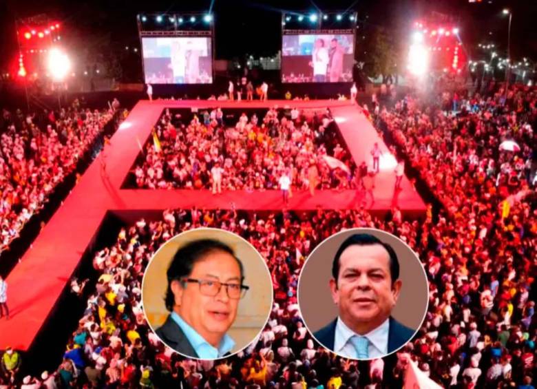 El megacontratista Euclides Torres fue uno de los empresarios con influencia clave en el gobierno Petro; su hijo Nicolás Petro lo señala de haber financiado el evento de la famosa tarima en forma de “P” en Barranquilla. Este lunes, Estados Unidos le quitó la visa. Foto: Colprensa.