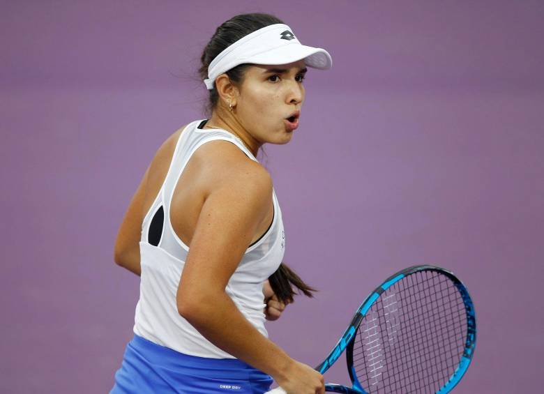 La cucuteña Camila Osorio compite este lunes en Monterrey, México. FOTO EFE