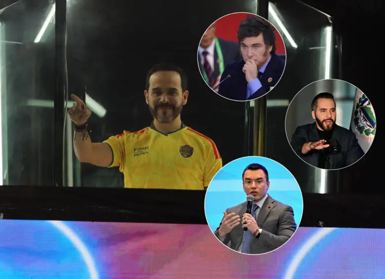 Abelardo de la Espriella se une al grupo de outsiders en Latinoamérica que se presentaron como “salvadores” en sus contiendas electorales y se llevaron la victoria en las urnas. Fotos: Colprensa, AFP y Getty Images