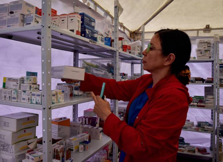 España donó más de 95.000 unidades de medicamentos que llegaron a Colombia a través de dos viajes aéreos. Foto: Colprensa