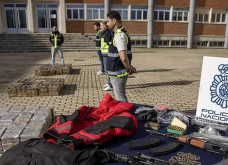 Con la captura de alias Paula se dio la mayor incautación de cocaína en Madrid. Foto: Policía Nacional de España