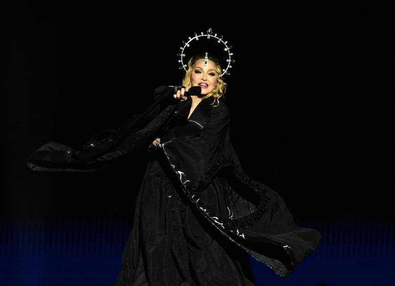 Madonna se presentó en las playas de Copacabana el sábado por la noche. Foto: GETTY