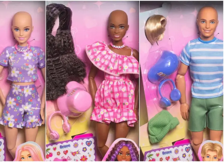 Estas son las tres versiones de las muñecas que serán repartidas en todo el mundo. FOTO: Mattel