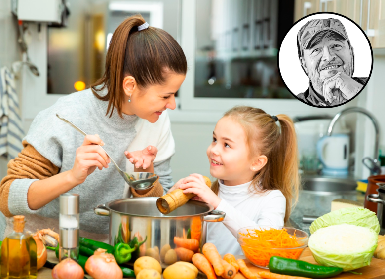 “Por mucho que vaya a la universidad a estudiar cocina, no se desgaste tratando de imitar las recetas de su mamá, pierde el tiempo. Jamás le va a saber a lo mismo que cuando ella lo hacía”, dice el chef Álvaro Molina. FOTO Getty