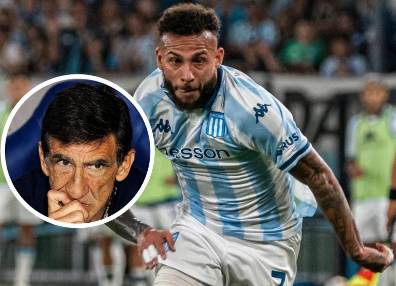 El exjugador del América de Cali, aseguró que se sintió “inspirado” tras el golazo de Juanfer Quintero, por lo que después decidió ingresar por sí mismo. FOTO: Tomada de redes sociales @RacingClub y Getty