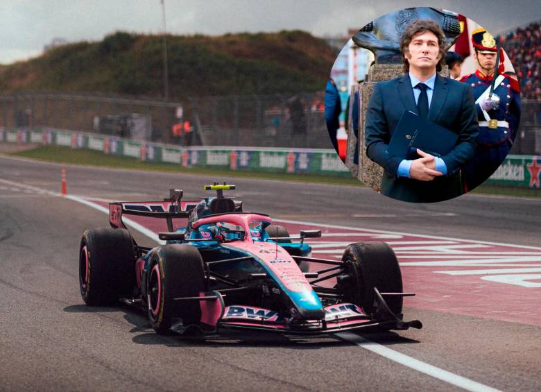 Franco Colapinto es el piloto argentino que integra la actual plantila de F1. Compite con la escudería Alpine F1 Team. FOTOS: X Javier Milei y AlpineF1 Team