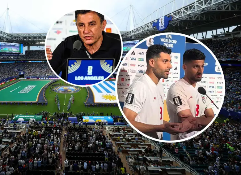Irán debutó en el Mundial con una delegación dividida; 15 miembros tuvieron que verlo desde México. Foto: FIFA / Captura de video redes sociales