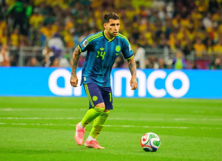En la imagen aparece Gustavo Puerta durante el Mundial 2026. FOTO JUAN ANTONIO SÁNCHEZ