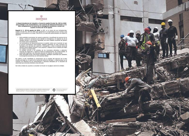 SIC emitió circular con medidas para evitar la especulación de precios en zonas afectadas por el terremoto. Fotos: AFP y SIC