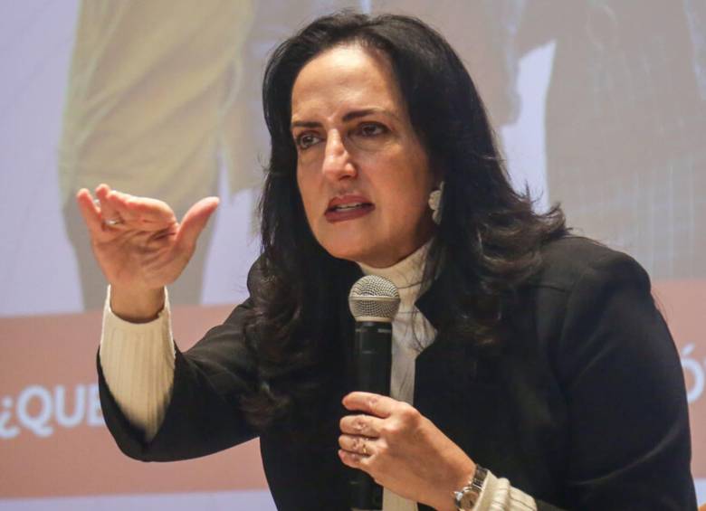 La senadora María Fernanda Cabal anunció que se suma al Partido Republicano. Foto: Colprensa