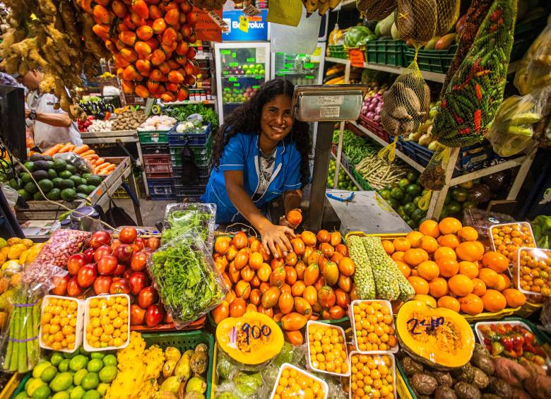 Según el Dane la inflación anualizada de alimentos y bebidas no alcohólicas se ubicó en 5,82%, menor al 6,03% del promedio nacional. FOTO EL COLOMBIANO