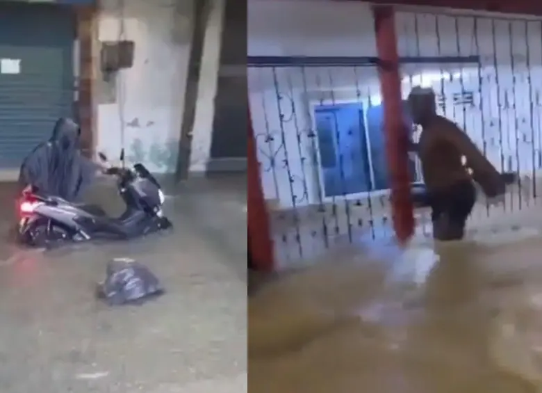 Viviendas y locales comerciales en Quibdó están afectados por las inundaciones. FOTOS: redes sociales