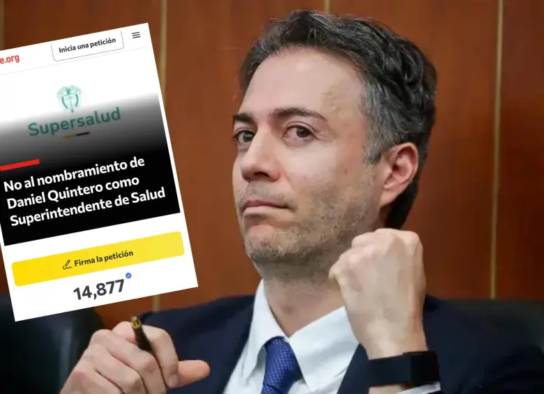 Tras el nombramiento de Daniel Quintero como Superintendente Nacional de Salud, miles de ciudadanos han expresado su rechazo a la decisión. Foto: