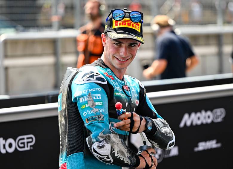 David Alonso aún aspira al podio del Mundial de Moto2 aunque en Indonesia se perdió una gran oportunidad. FOTO GETTY 