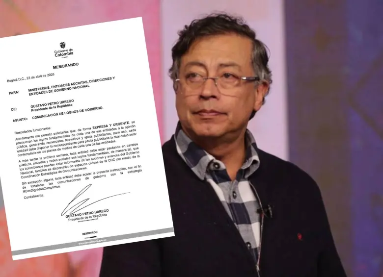Petro solicita “de forma expresa y urgente” a ministerios y entidades que divulguen los logros de su Gobierno en plenas elecciones