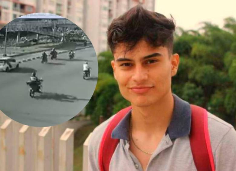 El joven motociclista identificado como Daniel Ibañez, de 21 años, murió en grave accidente de tránsito. FOTO: Colprensa y captura video Twitter