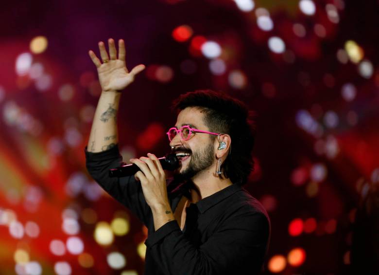 Camilo inició su gira Nuestro Lugar Feliz Tour con cinco fechas en Colombia y un cierre especial en Medellín, donde se espera una celebración masiva en el Parque Norte. FOTO Colprensa