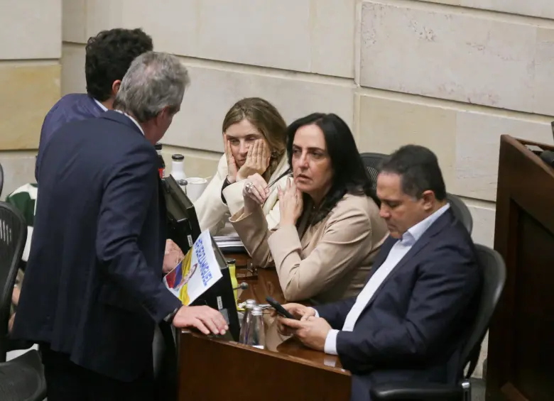 El partido de oposición Centro Democrático indicó que no asistirá a la sesión plenaria de la Cámara de Representantes de este sábado. Tampoco asistió a la sesión del viernes. Foto: Colprensa