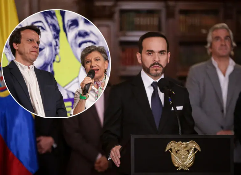 La ex fórmula vicepresidencial de Claudia López, Leonardo Huerta, tendrá importante cargo en gabinete de Abelardo de la Espriella. Fotos: Colprensa