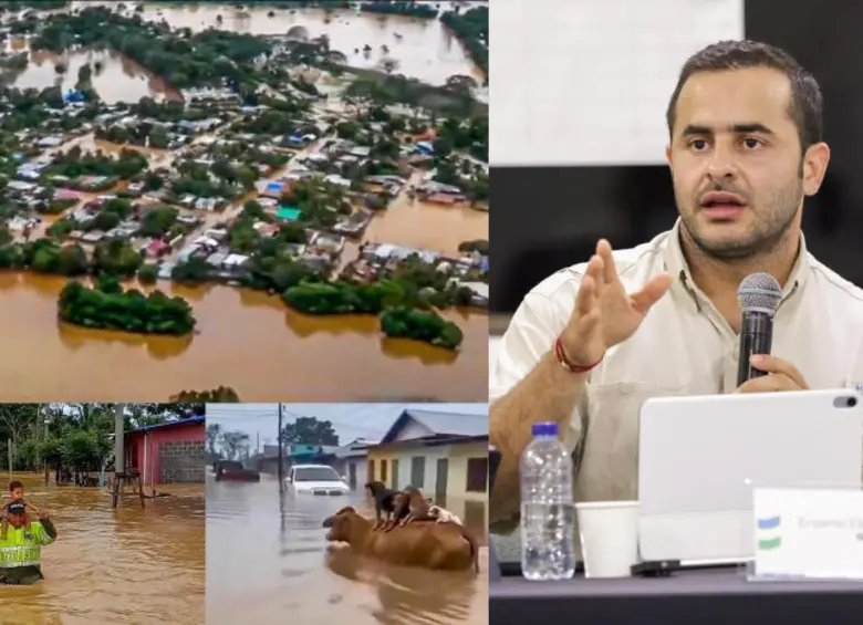 La ola invernal sigue dejando daños en viviendas, cultivos y vías en distintas regiones del país. Autoridades monitorean el río Sinú ante el riesgo de desbordamientos por las fuertes lluvias. FOTO Captura de video y redes sociales