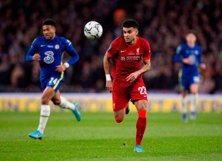 Luis Díaz lleva 2 goles en 8 partidos en la Premier League. FOTO GETTY