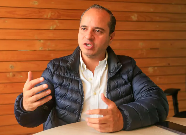 Juan Espinal, representante a la Cámara por Antioquia y candidato al Senado por el Centro Democrático. FOTO Esneyder Gutiérrez